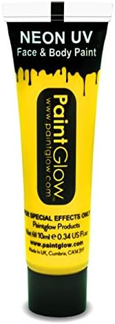 Yellow UV Neon Body & Face Paint 10ml Parties, Festivals Nights Out