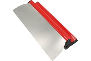 HEYLULU Espátula para Alisar Paneles de Yeso para Herramientas de Pared Pintura de Acero Inoxidable Desnatado 15,75"40 cm Herramienta de espátula para Acabado Ideal Espátula para Alisar Paneles