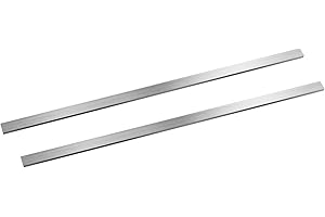szkoo 2 aste piatte in acciaio inox 304, 3 x 10 x 300 mm (TxWxL), finitura spazzolata, strisce in acciaio inox piatto per cucina fai da te