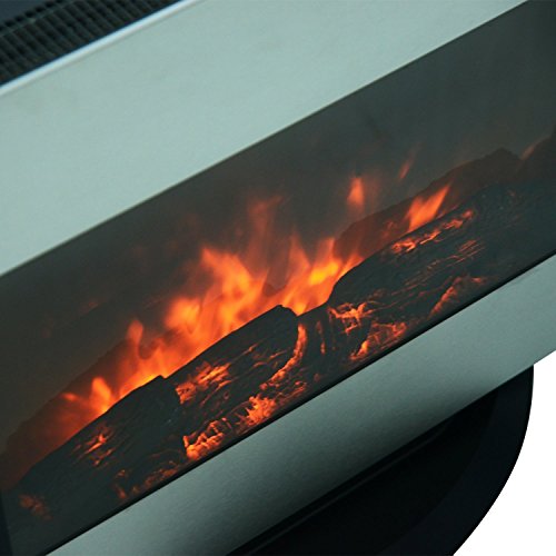 Homcom Elektrokamin Wand- und Standmontage LED Kamin Kaminofen Elektrischer - 4