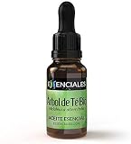 Essenciales - Aceite Esencial de Árbol de Té BIO, 100% Puro y con Certificado ECOLÓGICO, 10ml | Aceite Esencial Melaleuca Alternifolia - Tonificante, Antiséptico y Antifúngico
