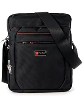 Umhängetasche schwarz Polyester Messenger bag Cross-Body Schultertasche Bag Street OTJ254S