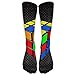 Produktbild Colorado Flag Pop Art Classics Stockings Long Tube Socks Top Quality Sports Socks Football Socks Perfect Gifts For Women Teens Girls Family Friends Colorful Rubik's Cube