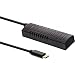 Produktbild InLine 76671C USB 3.1 auf SATA 6Gb/s Konverter Kabel, USB C Stecker, 0,9m schwarz