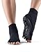 Produktbild Toesox Half Toe Knöchel Griff Socken für Yoga, Pilates, Barre Fitness Socken (Onyx, Medium)