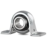  DOJA Industrial  Rodamientos con Soporte de Chapa BPP 30 Cojinete de Bolas con Soporte para Eje de (30mm) rodamientos Cojinetes con Soportes para: fresadora, Impresora 3D, Torno, Bricolaje.