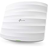 TP-Link N300 Wireless Ceiling Mount Access Point, Support Passive PoE and Direct Current, Easily Mount to Wall or Ceiling, Si