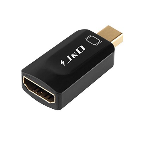Mini DP auf HDMI, J&D Goldbeschichteter Mini Displayport (Thunderbolt) auf HDMI Kabel Adapter