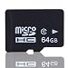 Produktbild MicroSd-Speicherkarte, 64 GB SDXC Class 10 Speicherkarte für Handys, Kameras, große Speicherkapazität
