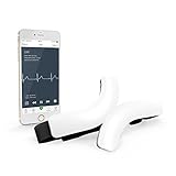 EKG ECG Heart Rate Monitor: QardioCore Continuous Electrocardiograph ECG/EKG Mobile Machine - Wireless, Portable, Wearable Heart Monitoring Equipment - Bluetooth Mobile Digital Cardio Devices
