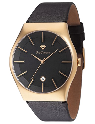 Yves Camani Herren-Armbanduhr Man Loann Gents Analog Quarz YC1068-K Yves Camani Herren-Armbanduhr Man Loann Gents Analog Quarz YC1068-K