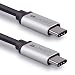 Produktbild USB Type C Cable (2m) iCASEIT USB-C to USB-C 3.0 | Reversible Data Charging and Sync Cord | MacBook 12, 13 & 15", Pixel, Nexus 5X/6P, Lumia 950/950XL, OnePlus 2/3, Xiaomi Mi, Meizu PRO 5 | SILVER 2m