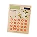 Lovely Portable 8 Digitals Cartoon Pink Mini Slim Solar Power Pocket Calculator RS.2662.00