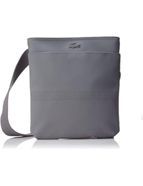 Lacoste Herren Men's Classic Fantaisie Henkeltaschen, Gris (Steel Gray), 3 x 28 x 24.5 cm