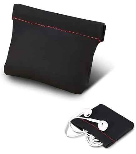 Lot De 3 Sacs à Cordon PU - Étanche, Serrage Facile - Pour Rangement Clés, Téléphone, Voyage