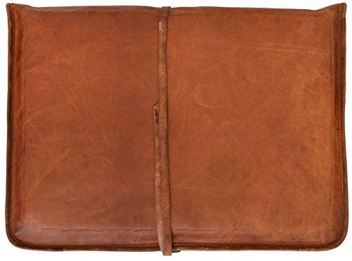 Laptoptasche Gusti Leder  Clay  Notebook-Tasche Aktentasche Ledertasche B  ro Unitasche Collegetasche Vintage Notebook-H  lle Damen Herren Braun L10b