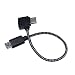 Produktbild Kismaple iOS Kabel, Typ-C Datenkabel, Micro USB Connect Datenkabel Nylon geflochten Video Kabel für DJI Mavic Pro, Mavic air, DJI Spark Fernbedienung (Type-C 15cm Kabel für Handys)