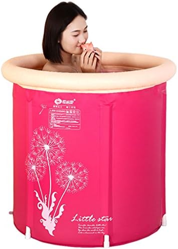 DA SHUN CHANG Bath Tub Adult Bathtub Inflatable Bathtub Thickened Plastic Folding Bath Tub Household Basin Children Bath Tub Bathtub ( Size : 75*75cm )