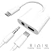 Produktbild Aux USB C Adapter, Kolpop 2 in 1 USB C auf Klinke Typ C auf 3.5 mm Jack Kopfhörer Adapter mit DAC Chipset mit USB-C PD Schnellladung für iPad Pro 2018, Pixel 3/2XL, Huawei P20/Mate 20 Pro, Xiaomi&mehr