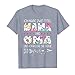 Produktbild TWISFER Herren T-Shirt, Mama Und Oma Brief Drucken O-Ausschnitt Kurzarm T-Shirt Modern Aufdruck Aufdruck Täglichen Shirt Rundhals Tops