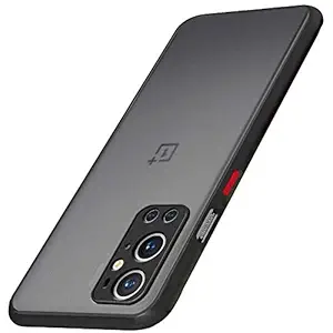 IronWolf Translucent Hybrid OnePlus 9 Pro Back Case Cover | Smoked Matte Back | 360 Degree Protection | Protective Hard Back