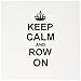 Produktbild 3drose Keep Calm & Reihen auf Sport Rudergerät-Geschenke – Schwarz – Grußkarten, 15,2 x 15,2 cm Set von 6 (GC _ 157766 _ 1)