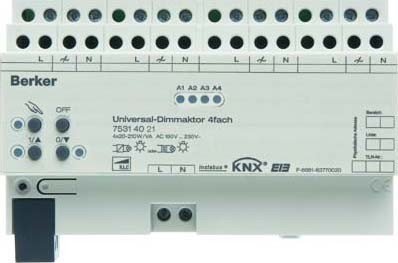 Preisvergleich Produktbild Berker Universal-Dimmaktor 4f. 75314021