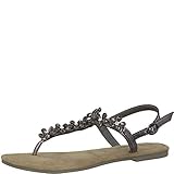 TOUCH-IT Tamaris 1-1-28144-22 Damen Riemchensandale,Sandale,Sandalette,Sommerschuh,bequem,flach,Touch-IT,Pewter,36 EU