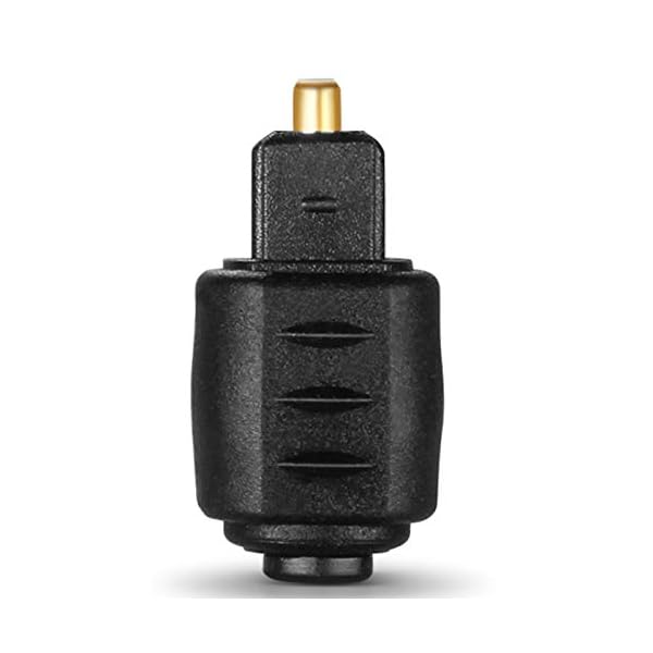 XZANTE Mini Adaptador De Audio óptico De 3,5 Mm Jack Hembra a Enchufe Digital Macho De Enlace para Amplificador