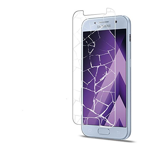 Samsung Galaxy A3 2017 Panzerglas, Auideas 2 Stück Ultra-klar Schutzfolie für Schutzfolie,Glasfolie Hartglas 9H Panzerglas (0,25)mm Panzerglasfolie für - 6