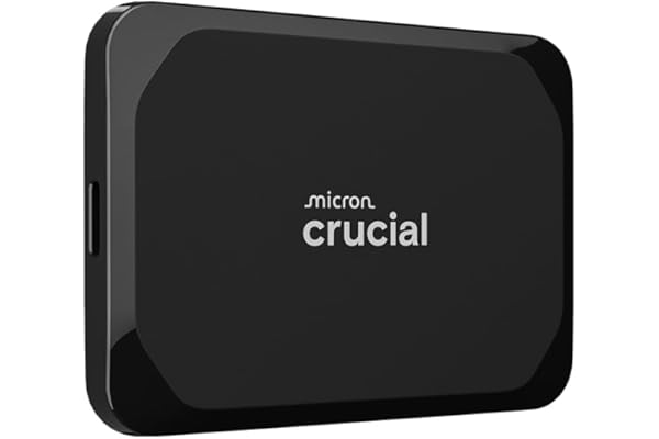 Crucial X9 SSD 1TB Portátil, hasta 1050MB/s, Compatible con PC, Mac, PlayStation y Xbox, Disco Duro Sólido Externo, USB-C 3.2 - CT1000X9SSD902