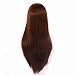 Hairdressing Training Heads 100% Synthetic Fiber Hair Mannequin Styling Dolls Head (Table Clamp Holder Included) ESC1018P