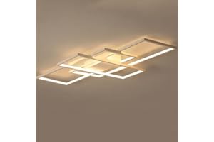 Wandun Lámpara LED de Techo, Moderna Luz de Techo de diseño cuadrado Iluminación de techo de interior Adecuado para Lampara de salon Hotel Contador Oficina Hall Acrílico Plafón de techo