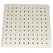 (3869-i) 8 INCH STAINLESS STEEL BATHROOM SQUARE SILVER PRESSURIZE RAINFALL