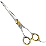 SHARF Gold Touch Pet Grooming Scissors Straight Blades, 8.5 Inch Dog Shear