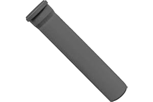 HT Rohr mit Muffe und Dichtung | Ø 110mm = DN110 (DN100) | Länge 150 250 500 1000 mm | Abfluss Abwasser Kunststoff PP Farbe grau passt zu Ostendorf Marley Valsir Airfit > 500mm