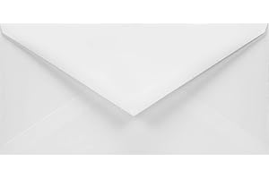 Netuno 100 enveloppes blanches DL 110x220 mm 120g Aster Smooth Extra White enveloppes longues élégantes de haute qualité pour cartes de vœux invitations mariage Baptême communion anniversaires
