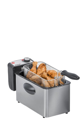 Steba DF 180 Edelstahl Fritteuse, Profi-Heizsystem, 3 L - 3