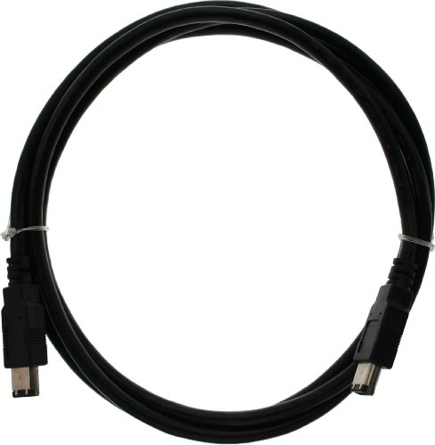 InLine 34005 FireWire Kabel (IEEE1394, 6-polig Stecker-auf-Stecker, 5 m) schwarz - 2