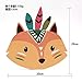 Produktbild ALILEO Kreative Nordic Dekor Gemälde Ornamente Holz Verbundplatte Wandbilder Fox Kaktus Modell Miniatur Kinderzimmer Kind Spielzeug Geschenke, Fox