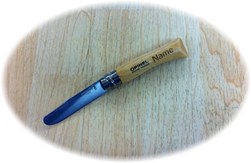 Preisvergleich Produktbild Taschenmesser von Opinel inklusive Wunschnamen (Gravur) für Kinder