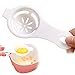Produktbild Kumkey 3x Eiertrenner Eigelbtrenner Kunststoffe Eigelb Separator DIY Eiweißtrenner Egg Separator Eierschneider Eiweiß-Separator Eigelb-Abscheider Eier Trichter Küchenhelfer(Weiß)