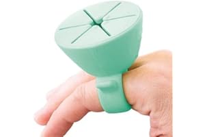 Rosojodg 2 pièces collecteur de déchets de désherbage Vert, Outil de désherbage pour Vinyle, ventouses en Silicone, Outil de désherbage en Vinyle avec Un Anneau, pour l'élimination du Vinyle, Outils