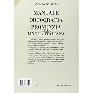 Manuale di ortografia e pronunzia della lingua ita