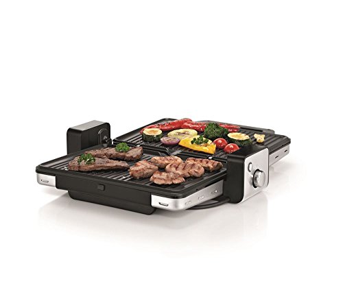 WMF LONO Kontaktgrill 2-in-1, Tischgrill, spülmaschinenfeste Grillplatten, 2100 W, cromargan matt/silber - 14