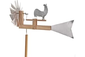 matches21 HOME & HOBBY Kinder Bastelset ab 14 Jahren Windrad mit Wippe 40 cm Bausatz Werkset