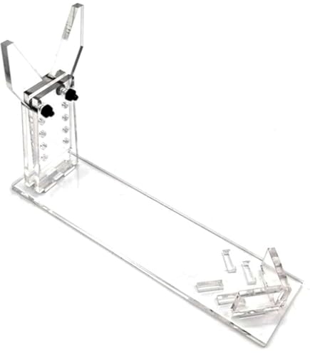 Supporto Per Pistole In Acrilico Trasparente - Rastrelliera Regolabile In Altezza E Lunghezza, 19.5x5x16 Cm - Foto 6