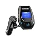 Produktbild Expower Bluetooth FM Transmitter Wireless KFZ Auto Kit Radio Adapter Bluetooth Freisprecheinrichtung Mp3 Player mit Dual USB Ladegerät,3,5mm AUX-Eingang mit 1,44 Zoll Bildschirm,USB Flash und TF Karte