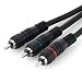 Produktbild deleyCON HQ Komponenten/Component Video Kabel [2m] - 3x Cinch Stecker zu 3x Cinch Stecker - HDTV Kabel