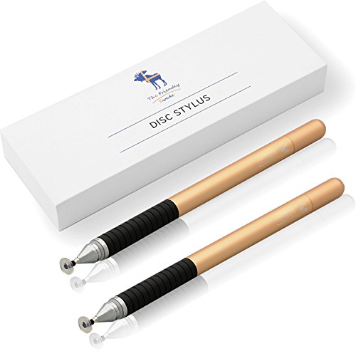 The Friendly Swede 2 Stück Disc Stylus Touchscreen-Eingabestift (gelb)